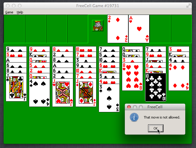 Freecell solitaire for mac os x 10 11
